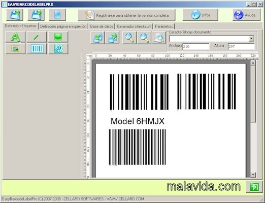 Easybarcodelabel Pro 1.34 Engels
