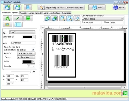 EasyBarCodeLabels 1.31