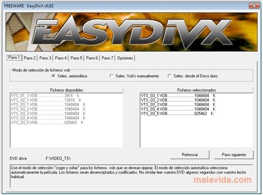 EasyDivX 0.8.2.0