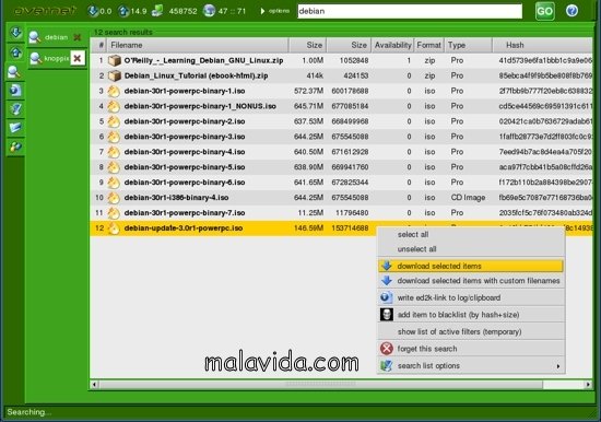 eDonkey2000 0.6.2 GUI Version Inglese