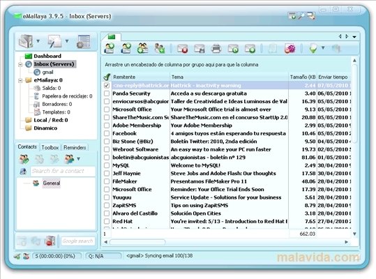 eMailaya 3.7.0 Angielski