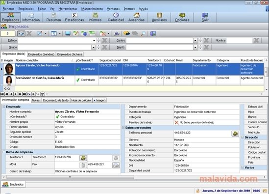 MSD Employees 3.10 Ingl�s