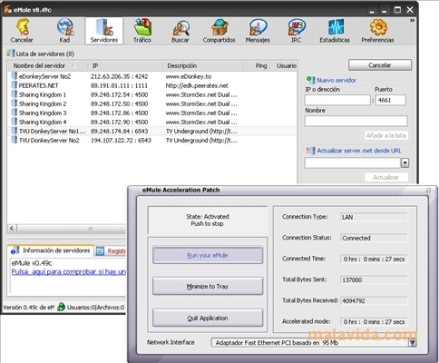 emule acceleration patch installer sharing tool file