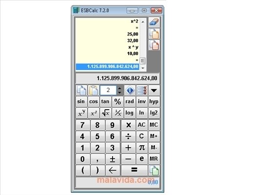 ESBCalc 7.3.0