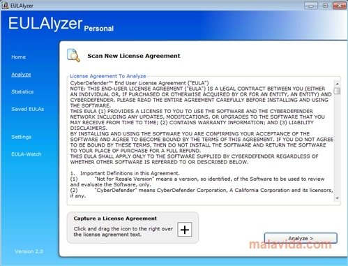 EULAlyzer 2.1 Personal