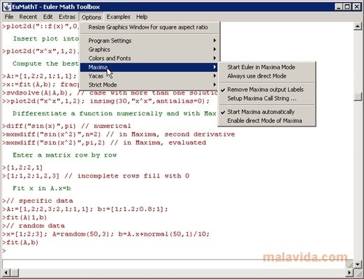 Euler Mathematical Toolbox 13.3