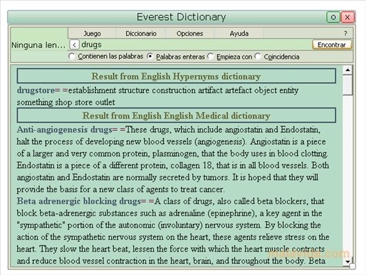 Everest Dictionary  3.10 Espa�ol