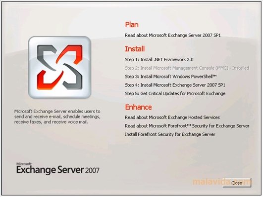 Exchange Server 2007 SP2 (Service Pack 2)