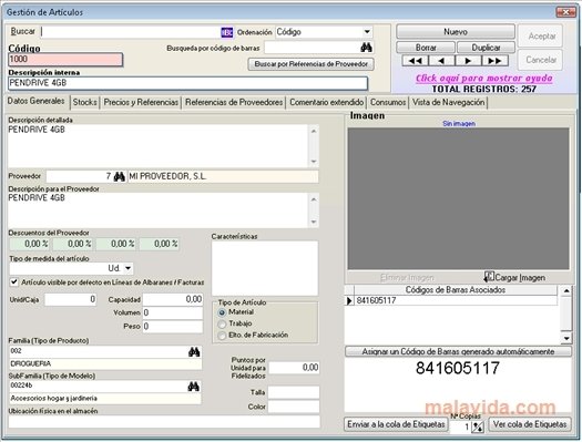 Facturaci�n  3.2.1.10 Espa�ol