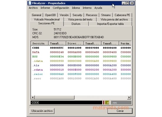FileAlyzer 1.6.0.4 Englez�