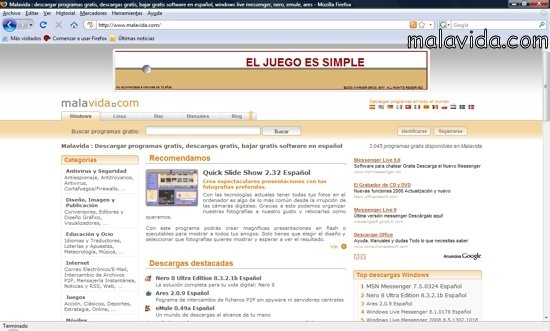 Firefox 3.0.3 Inglese