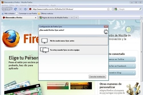 Firefox Sync 1.8