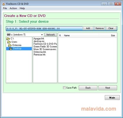 FireStorm CD & DVD 2.5.1 Engels