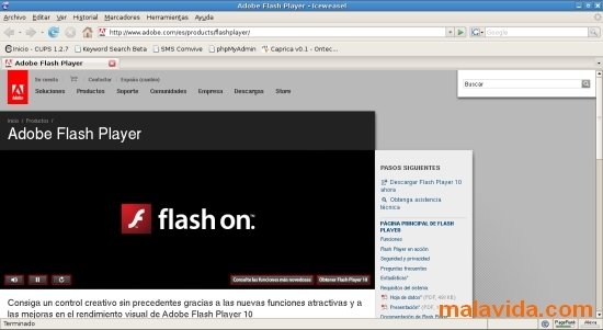 Flash Player  10.0.32.18