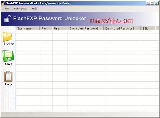 FlashFXP Password Unlocker 1.0 Anglais