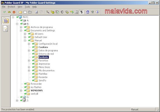 Folder Guard XP Edition 7.92 Engels