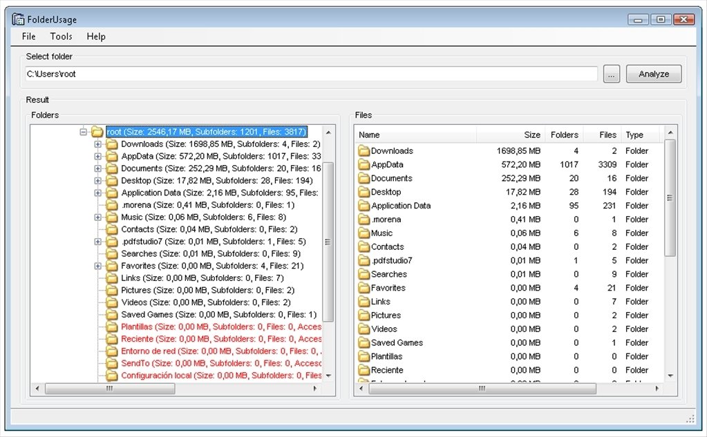 Folder Usage 1.0.4.11