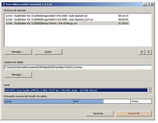 Free Video to DVD Converter 5.0.32