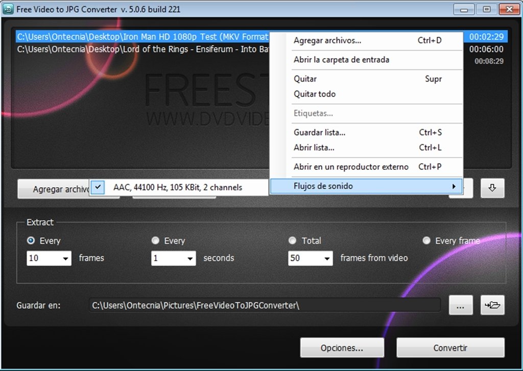 Free Video to JPG Converter 5.0.11