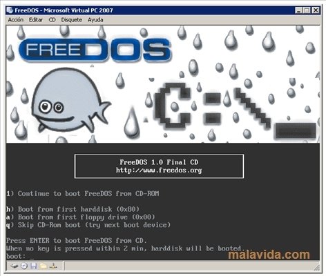 FreeDOS 1.0