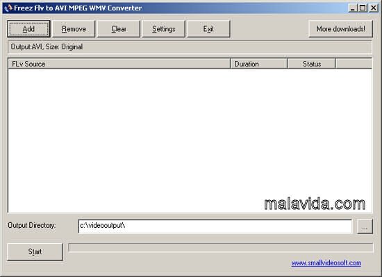 Freez FLV to AVI/MPEG/WMV Converter 1.5 Inglês