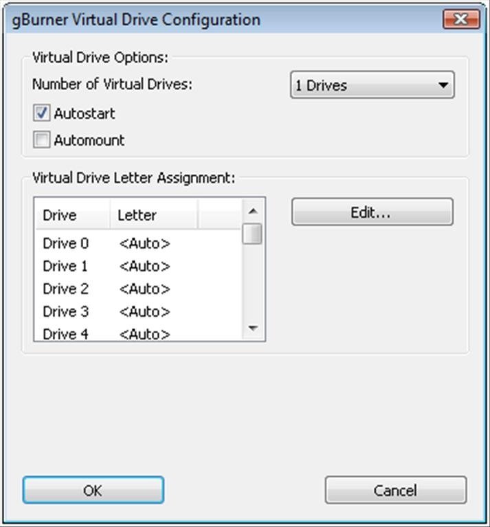 gBurner Virtual Drive 3.1