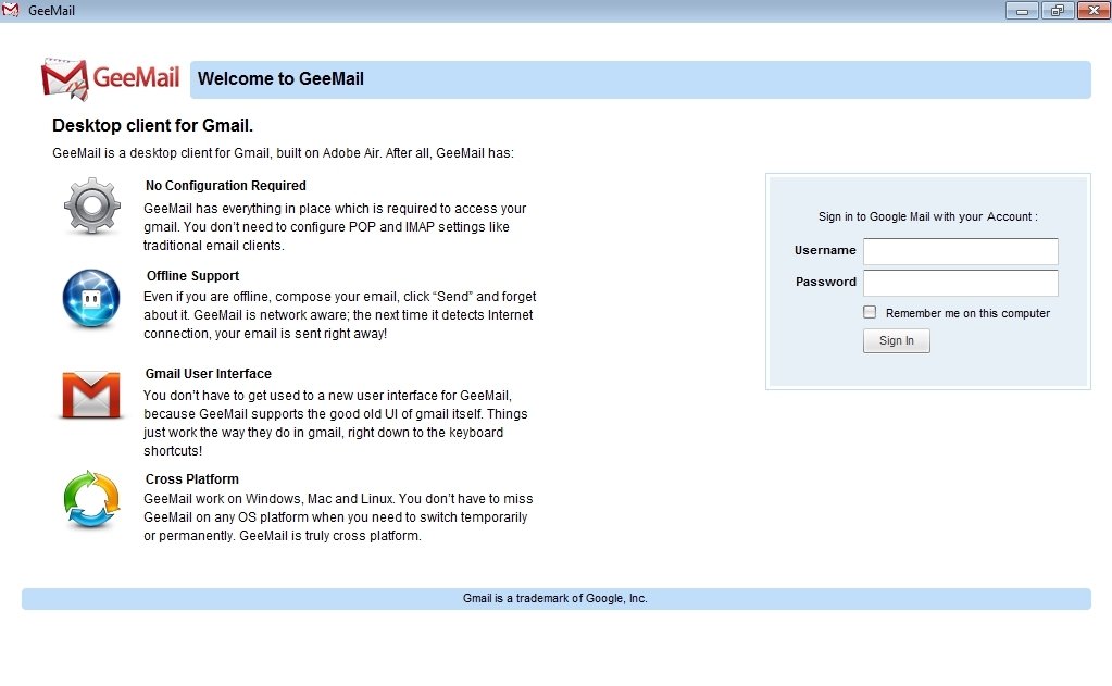 GeeMail 1.0