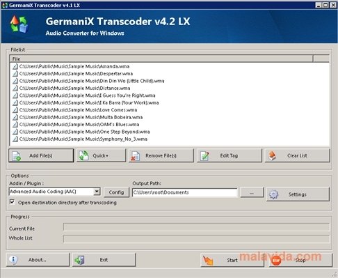 GermaniX Transcoder 4.0.2.44 Engelsk