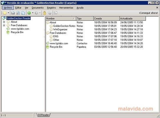 GoldenSection Reader  4.1.1509 Espa�ol