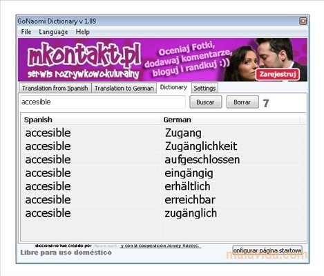 GoNaomi Dictionary 1.89