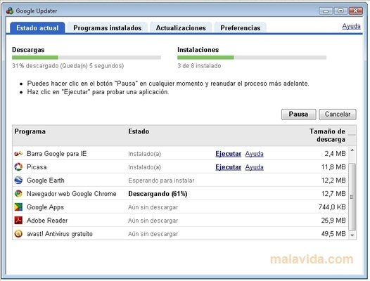 Google Pack  2.4.1698.5652 Beta