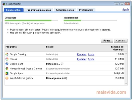 Google Updater 2.4.2166.3772 Beta