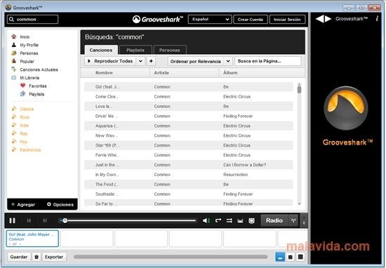 Grooveshark 1.1.1