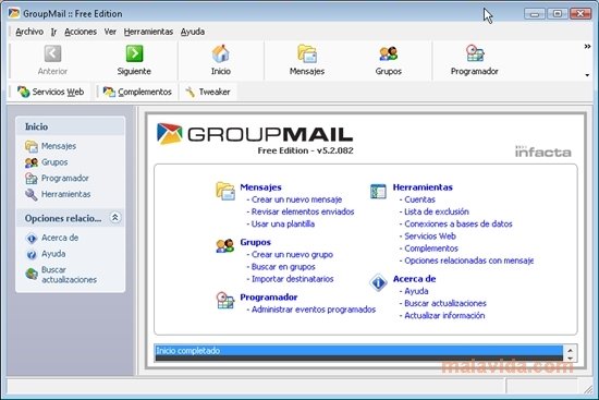GroupMail  5.2.076 Free Edition Espa�ol