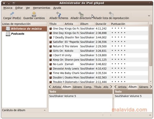 Gtkpod 0.99.12 Englez�