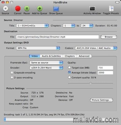 HandBrake 0.9.3 Englez�
