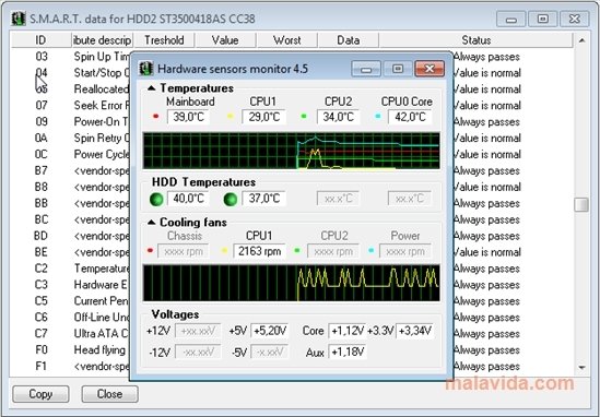 Hmonitor (Hardware sensors monitor) 4.4.2.2 Engelsk