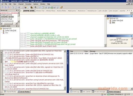 HydraIRC 0.3.165