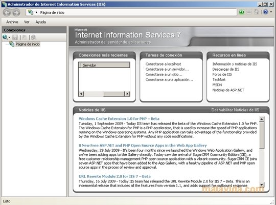 IIS  Internet Information Services 7.0 Espa�ol