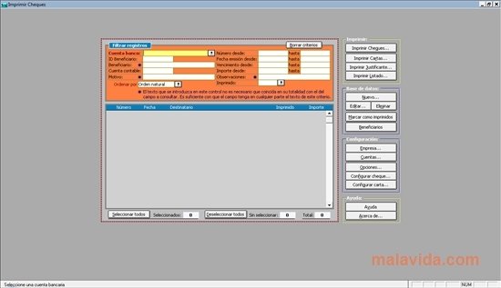 Imprimir Cheques  2.01.11 Espa�ol