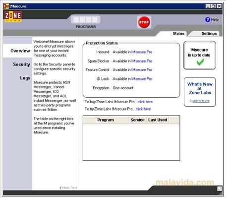 IMsecure Free 15.39 Angielski