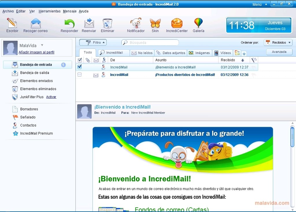 IncrediMail Xe 5.86.4237 Espa�ol