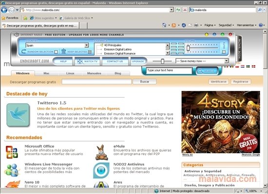 Internet Radio  3.2 Ingl�s
