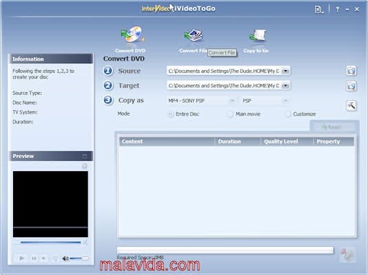 InterVideo iVideoToGo 5.0.4.157 Platinum Anglais