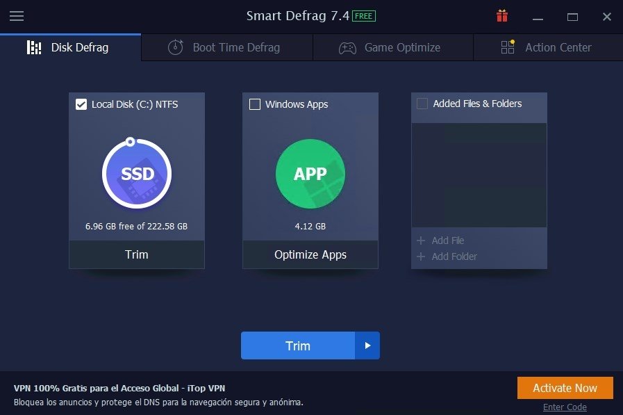 IObit SmartDefrag 1.0 Svenska