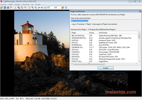 IrfanView Plugins 4.32