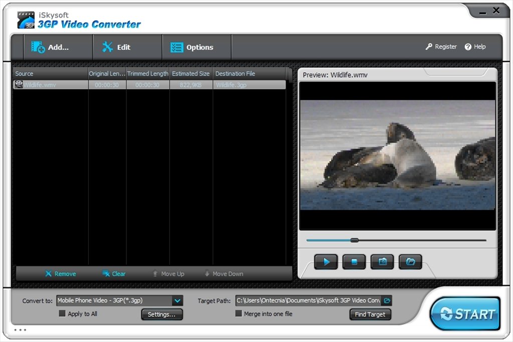 iSkysoft 3GP Converter  2.1.0.72