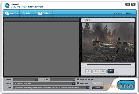 iSkysoft DVD to PSP Converter 2.0.1.12 Angielski