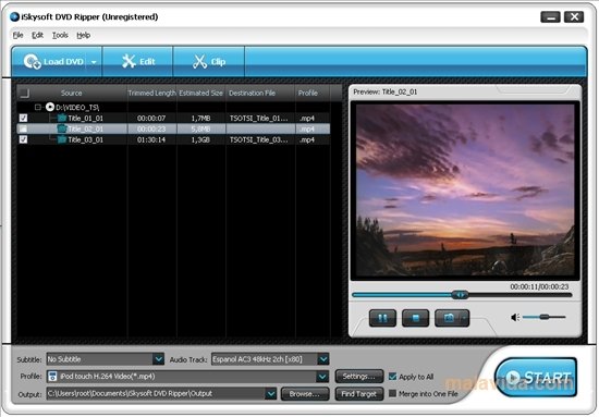 iSkysoft DVD Ripper 2.6.0