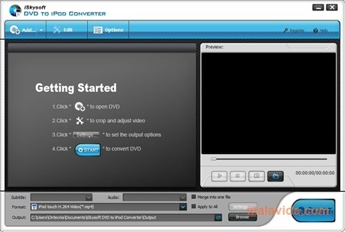 iSkysoft DVD to iPod Converter  2.2.0
